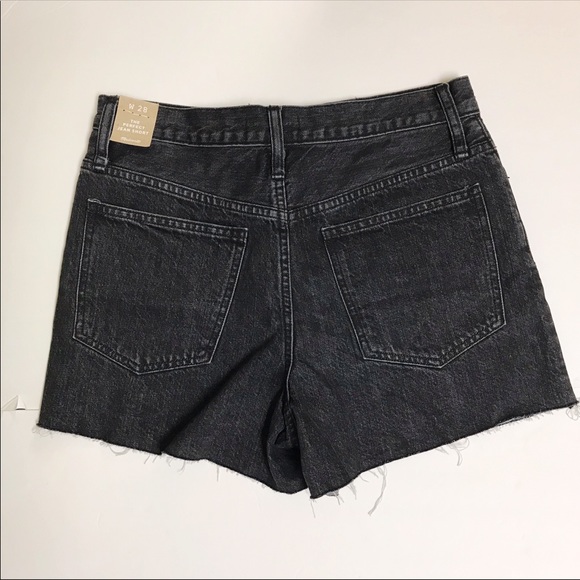 NWT Madewell The Perfect Jean Short 28 Faded Black - Picture 5 of 12
